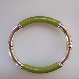 Set of 4 Sterling and enamel bracelet